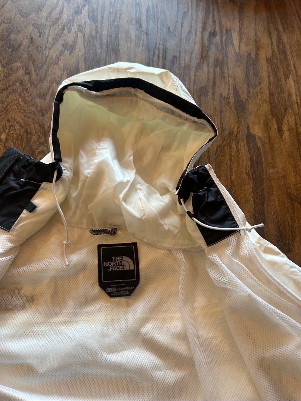 The North Face White Jacket with Black Accents - Picture 9 of 10
